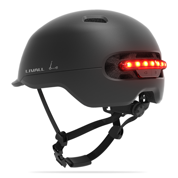 LIVALL  C20 urban black smart helmet with brake warning led
