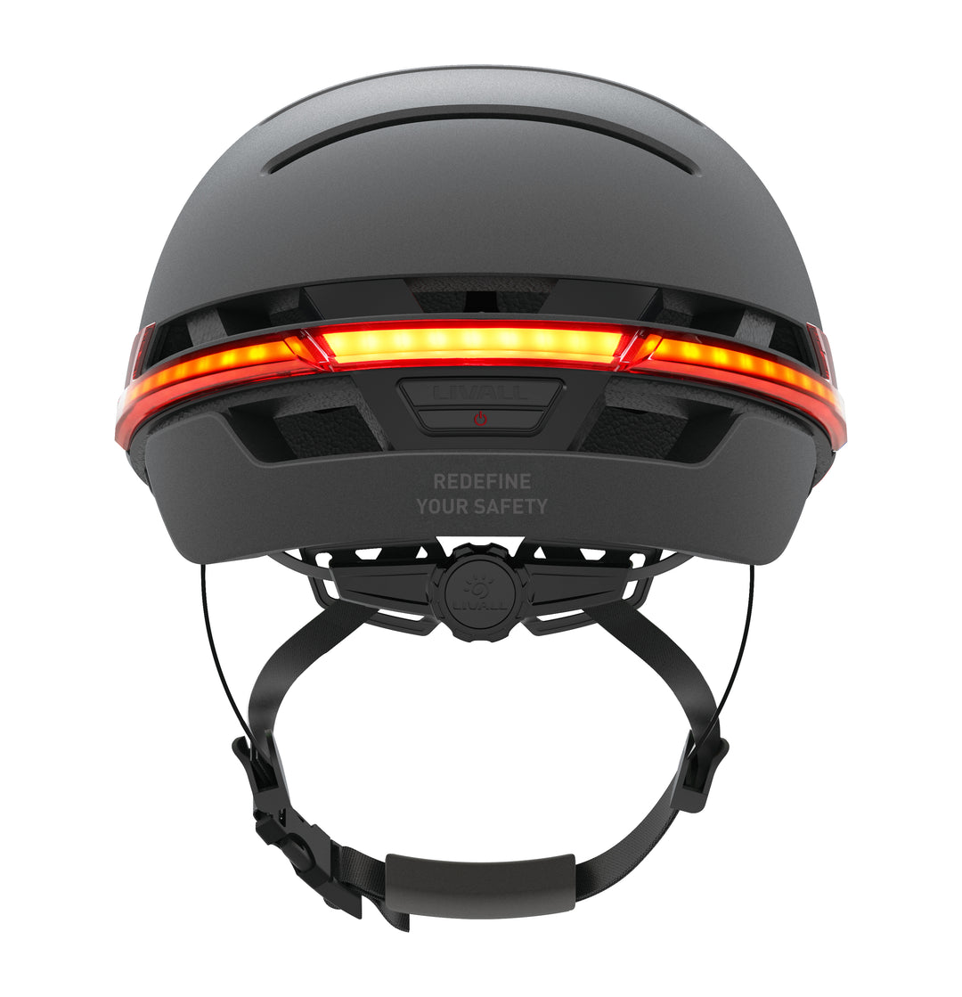 LIVALL bh51m neo grey regular urban bicycle smart helmet for commuting 