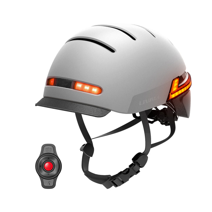 LIVALL BH51T led grey smart helmet 